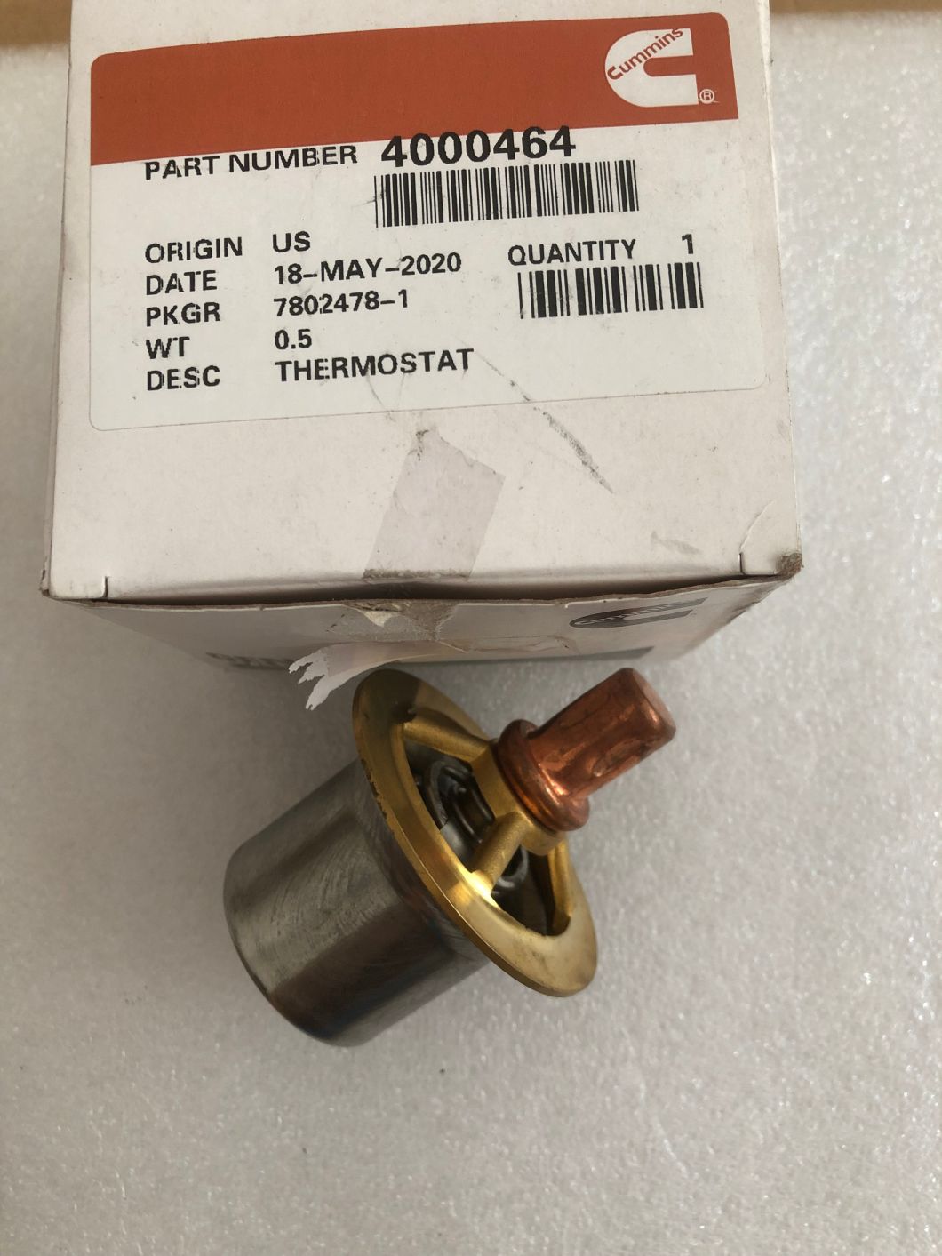 4000464 Thermostat Cummis Parts Ccec