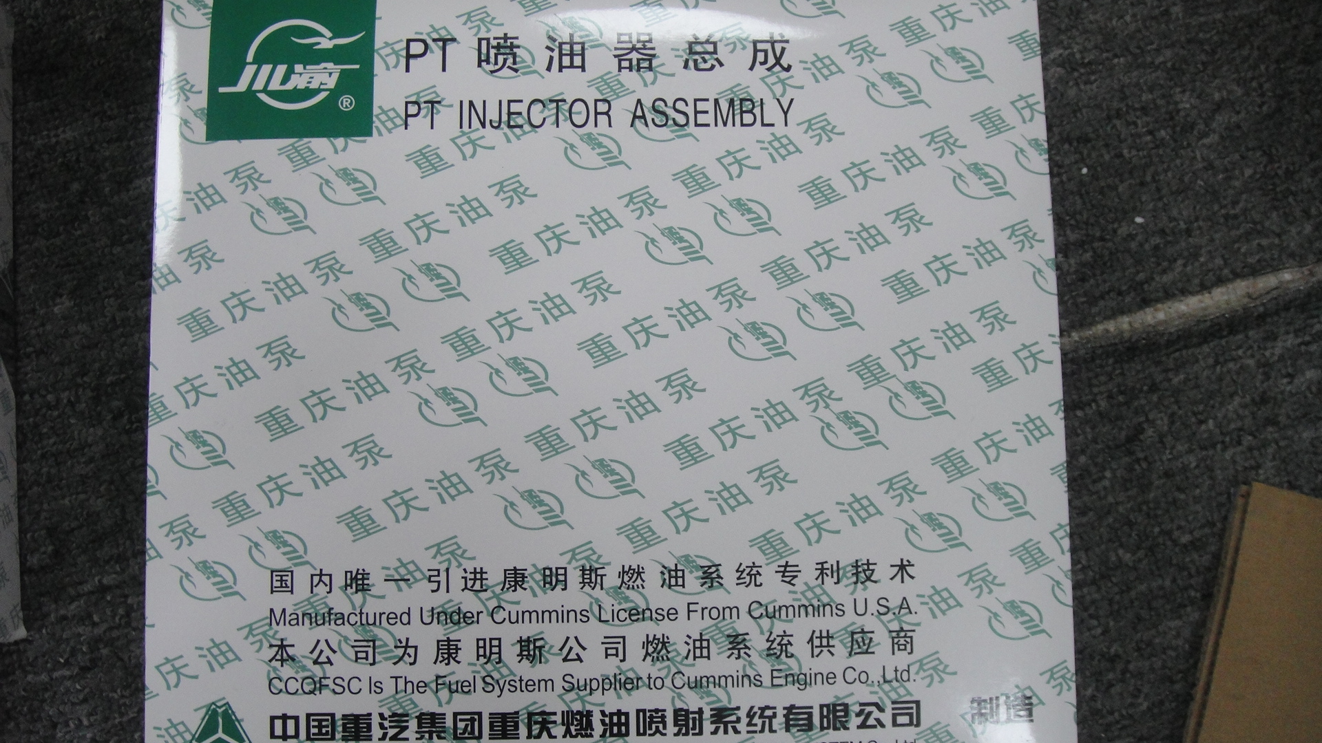 CCEC PT Injector Nozzle for Chongqing Cummins NTA855 Generator Set 4915382