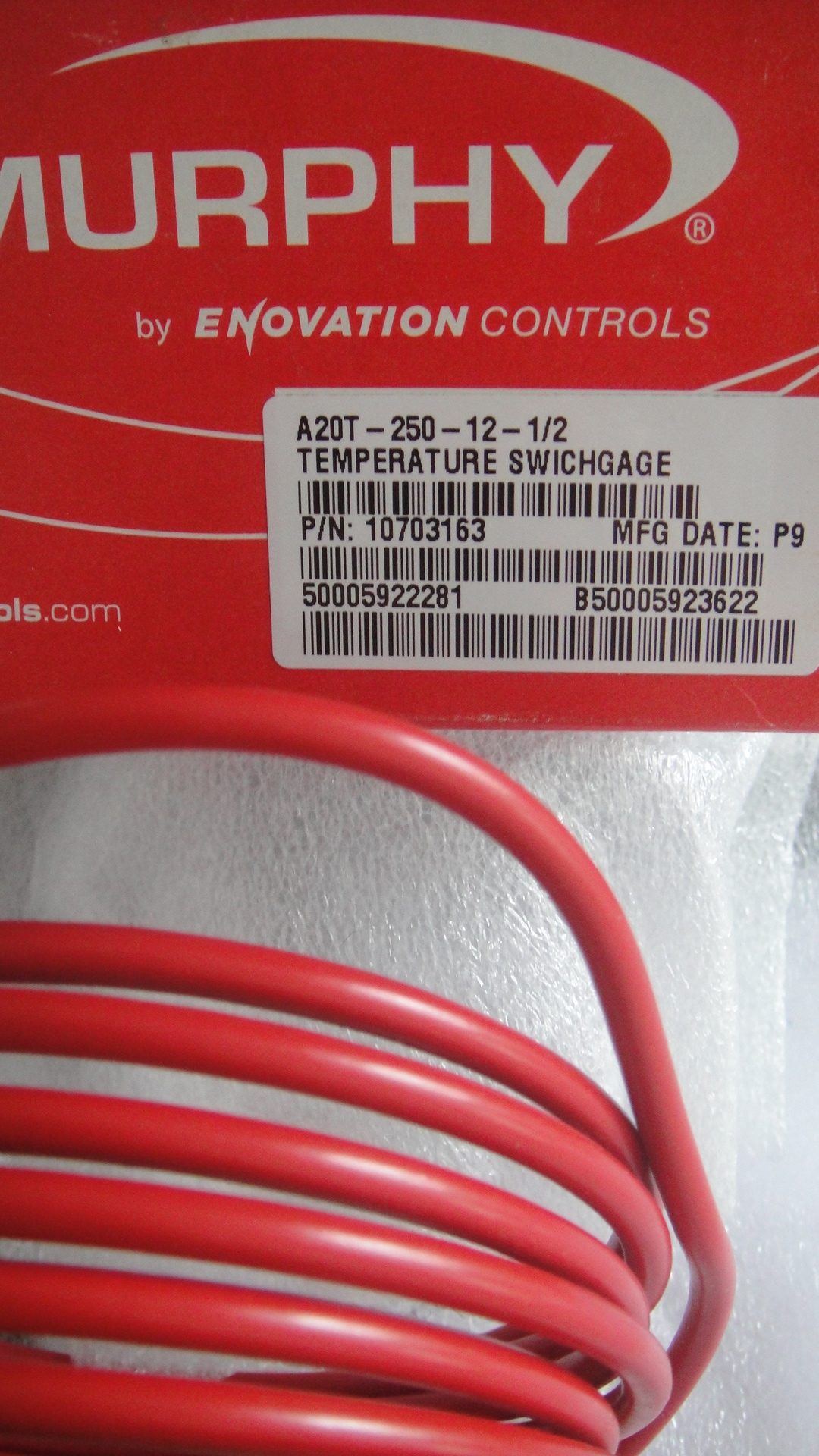A20T-250-12-1/2 (10703163) Temperature Swichgage