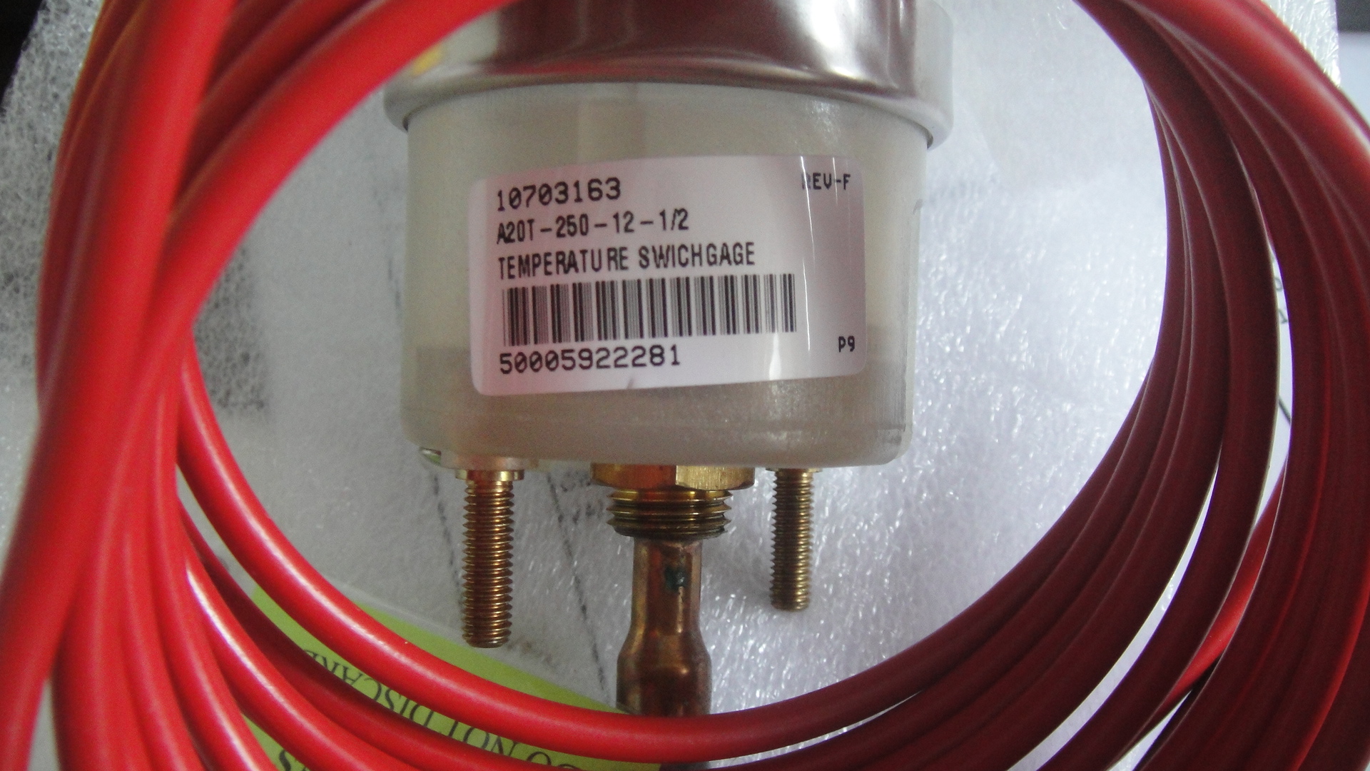 A20T-250-12-1/2 (10703163) Temperature Swichgage