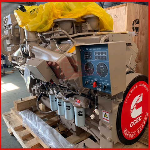 Genuine Cummins Marine Diesel Engine CCEC K38-M 895KW 1800RPM