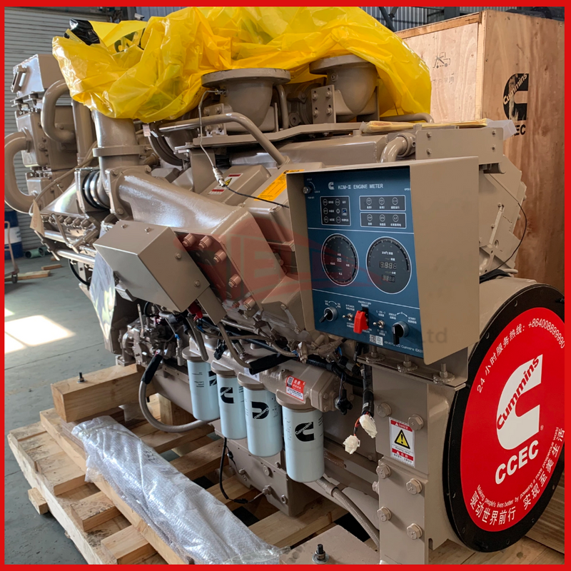 Genuine Cummins Marine Diesel Engine CCEC K38-M 895KW 1800RPM
