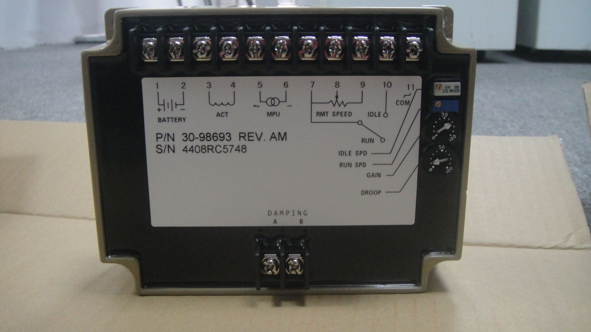 Engine Speed Controller Control Governor 3098693