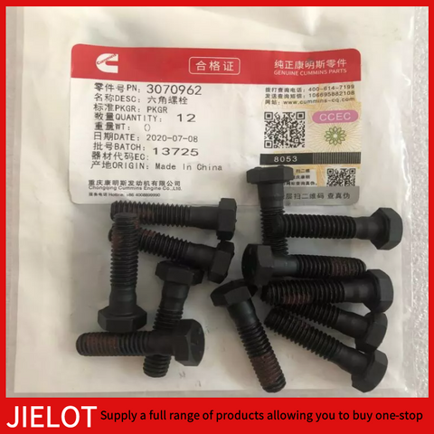 3070962 Hexagon Head Cap Screw Ccec Parts